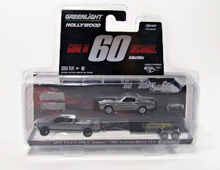 GreenLight Hollywood Hitch & Tow "Gone in 60 Seconds" 2015 Ford F-150 + "Eleanor" 1967 Custom Movie Star Mustang