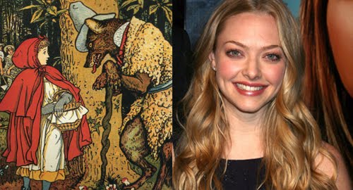 A young girl Amanda Seyfried travels alone through the forest to her