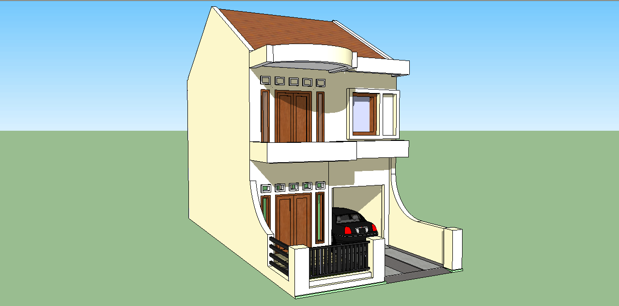  Sketsa Sederhana  Rumah Minimalis