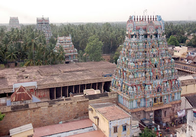 Jambukeswarar Temple in Thiruvanaikaval Tamilnadu