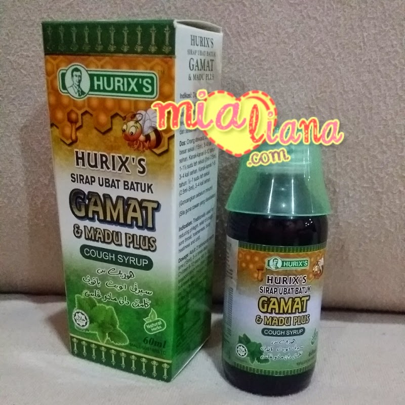 Hurix's Sirap Ubat Batuk Gamat & Madu Plus - Mia Liana