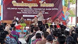 Kapolsek Balongan, Hadiri Bimtek KPPS Untuk Pemilu 2024