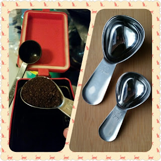 coffee scoop collage