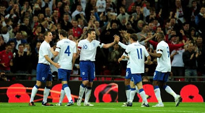 Inggris Tundukan Spanyol di Wembley