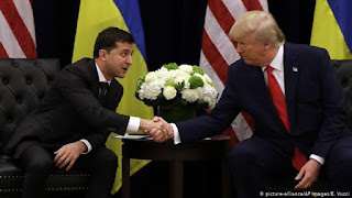 Украинский телевизионный президент соперничает с Трампом