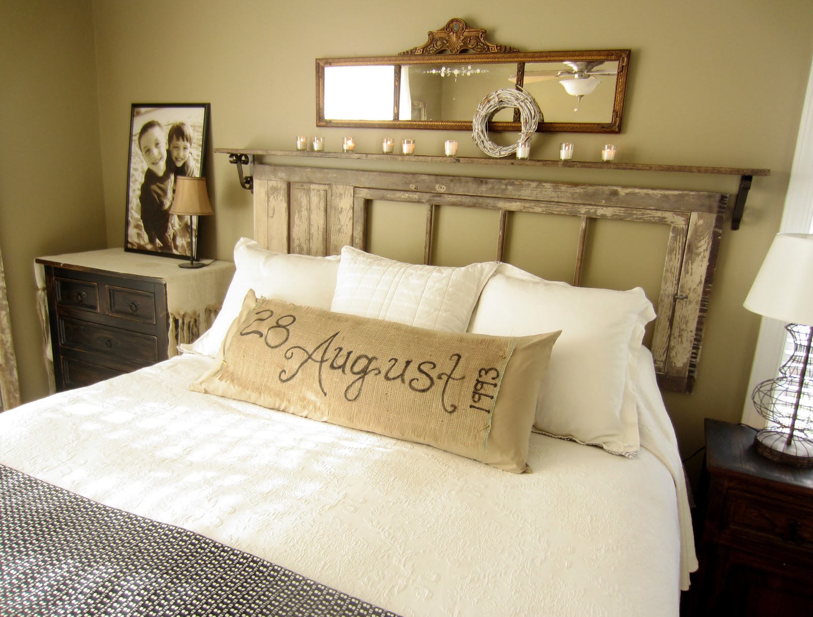 Down to Earth Style Vintage  Rustic  Master Bedroom  