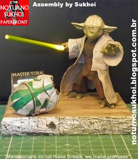 Jedi Master Yoda Papercraft