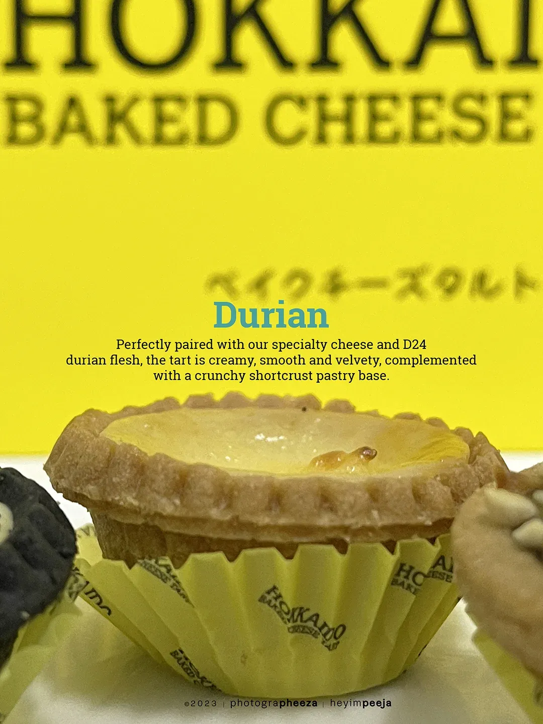 Baby Hokkaido Baked Cheese Tart Durian