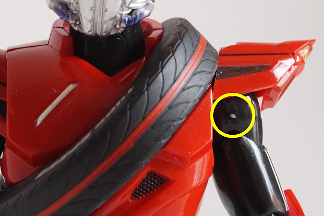 review SHF figuarts Kamen Rider Drive type Speed paint defect