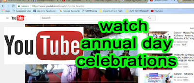  ANNUAL DAY CELEBRATIONS ON YOUTUBE