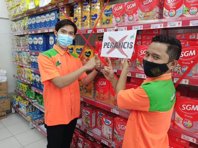 Minimarket di Indonesia Ramai-ramai Boikot Produk Prancis