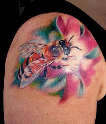  Tattoo  Lebah  untuk Cewek Gambar Seni Tattoo 