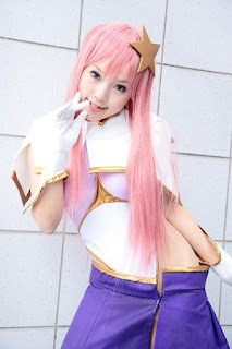 Kipi Cosplay as Meer Campbell from Gundam Seed Destiny