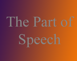 The Part of Speech