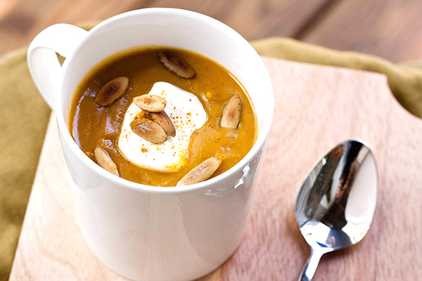 Curried Butternut Squash Soup