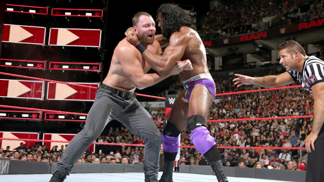 Dean Ambrose def. Jinder Mahal