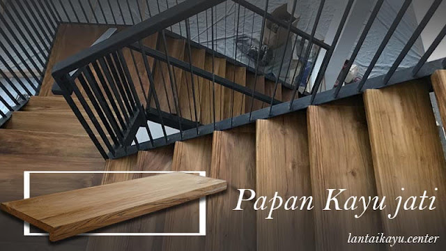 papan kayu tangga jati