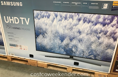 Costco 9756300 - Samsung UN75MU630D 75in 4K UHD LED LCD TV: sharp picture and an enjoyable experience