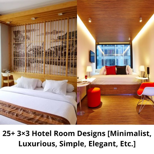 3×3 hotel room designs