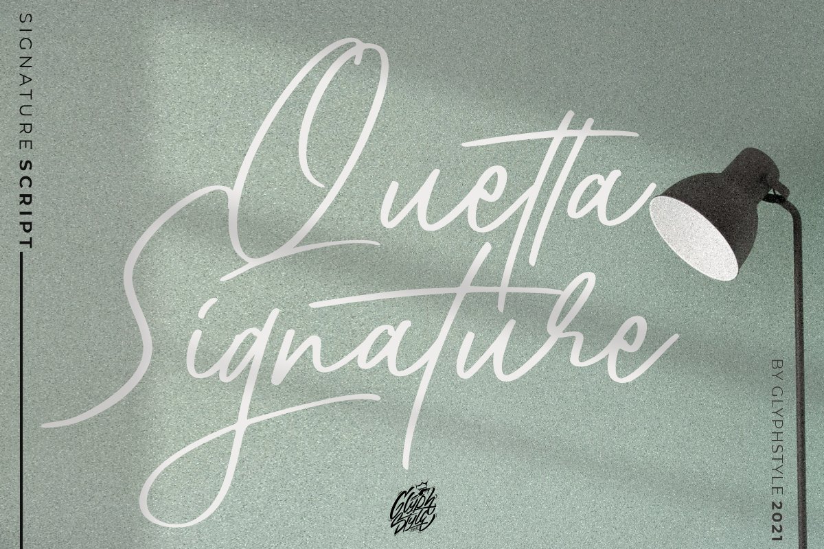 Quetta Font - Free Signature Script Typeface