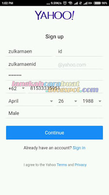 Cara Buat Email Yahoo Mail Indonesia Daftar Lewat HP Android