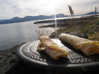 pannkaka på tur, trangiakök, stormkök