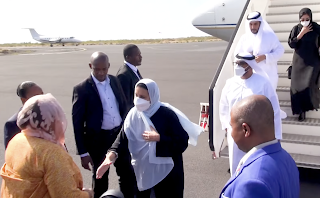 La Ministre d'Etat émirati aux Comores pour l'inauguration du nouveau pôle mère-enfant du CHRI de Fomboni