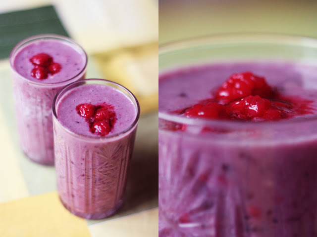 Raspberry smoothie