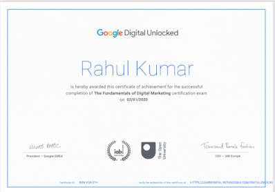 Learn Digital Marketing for free | Google Digital Unlocked | Get the certificate