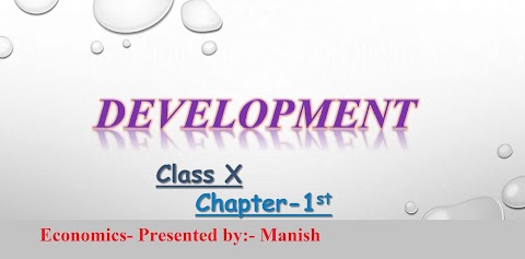 DEVELOPMENT CH-1  ECONOMICS 10TH CLASS