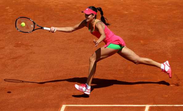 Ana Ivanovic upskirt moment in French Open 2011 ana ivanovic upskirt