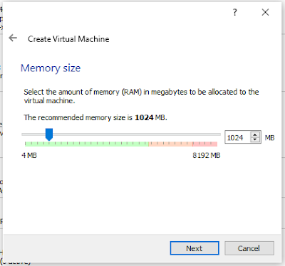 Mengatur ukuran memori mesin virtual