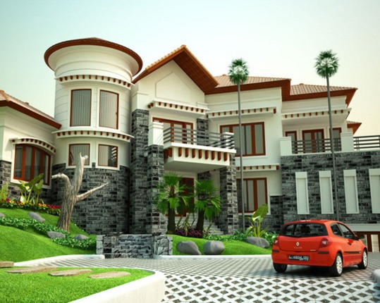  Rumah Mewah  Minimalis Desain Rumah Contoh Gambar  Rumah