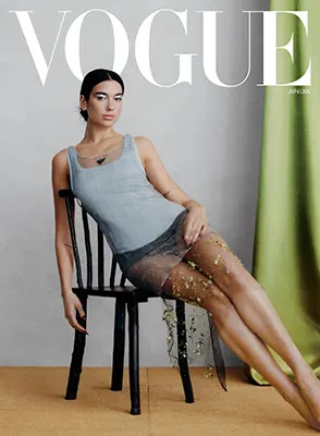 Dua Lipa in Vogue Cover