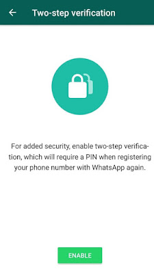 langkah untuk mengaktifkan TFA di ponsel untuk menyingkir dari serangan hacker Cara Mengamankan WhatsApp Dari Serangan Hacker