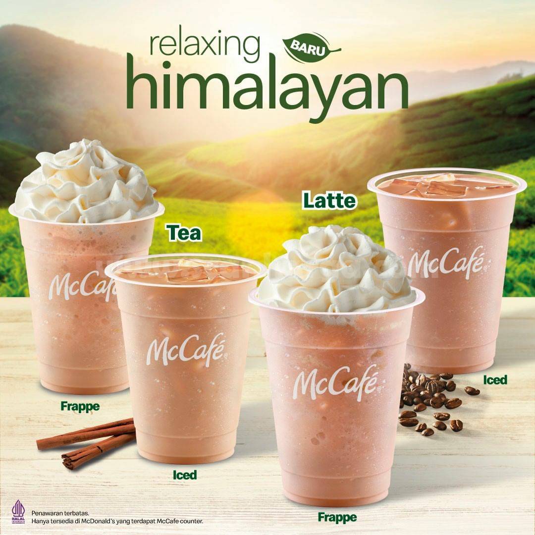 Promo MCDONALDS Himalayan Tea & Latte – Menu Baru dari McCafe