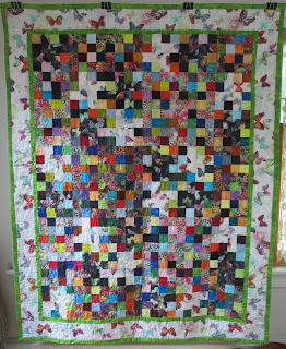 Multi-colored quilt