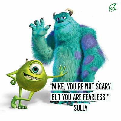 Berproses Mengenal Jati Diri (Mike dan Sully) Quote Monster University