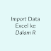 Import Data xlsx ke dalam R