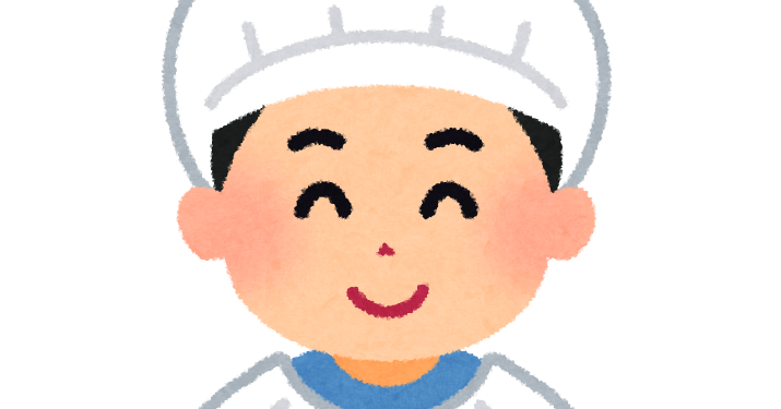 給食着を着た男の子のイラスト かわいいフリー素材集 いらすとや