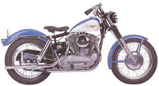 sportster xlch 1958 blue and white