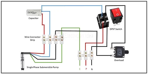 Submersible Pump Control Box Connection Wiring