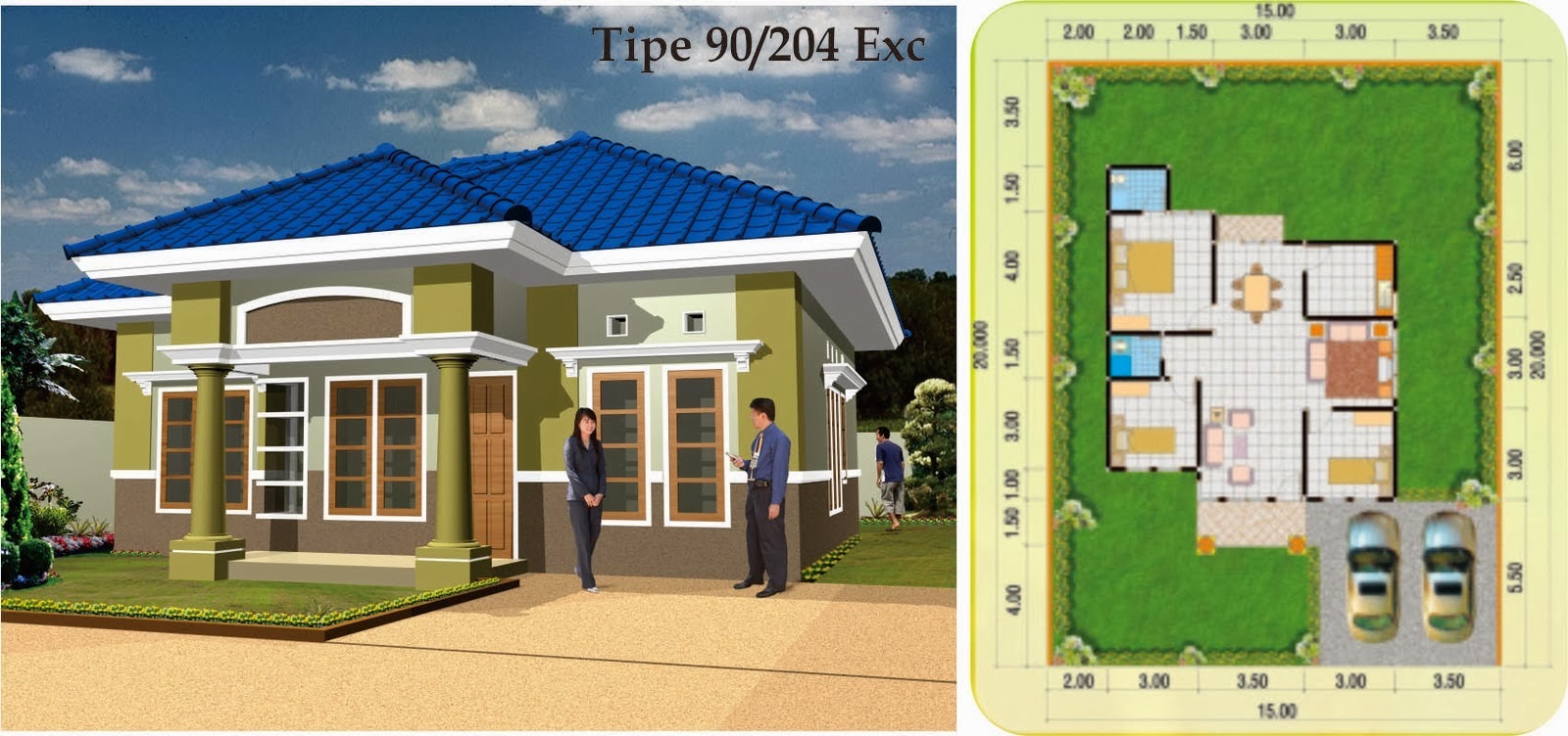 Desain Rumah Minimalis Elegan Mewah Wallpaper Dinding