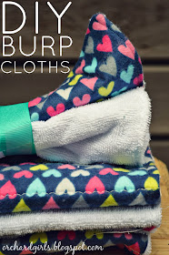 Easy DIY Burp Cloths