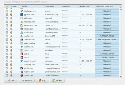 Free Jdownloader Premium Database Updated 9 september 2012 with PROOF