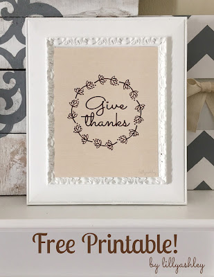 free thanksgiving printable free printable fall autumn decorating diy