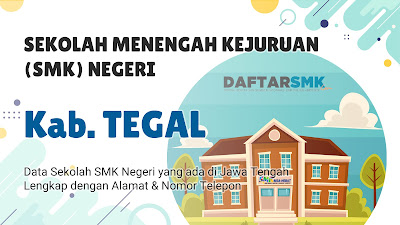 Daftar SMK Negeri di Kabupaten Tegal Jawa Tengah