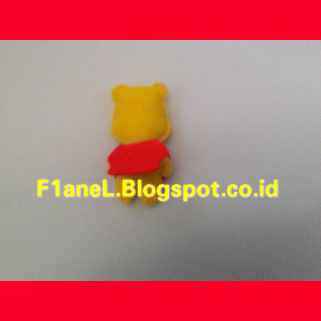  Kerajinan  Kain  Flanel  Cara Membuat Boneka Beruang Pooh  