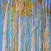Aspen, Acrylic Original Painting of Aspen Trees by AZ Artist Amy Whitehouse