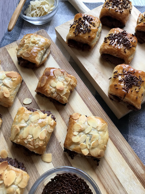 CÓMO HACER MINI NAPOLITANAS DE HOJALDRE CON NUTELLA ¡Receta Fácil y Rápida!